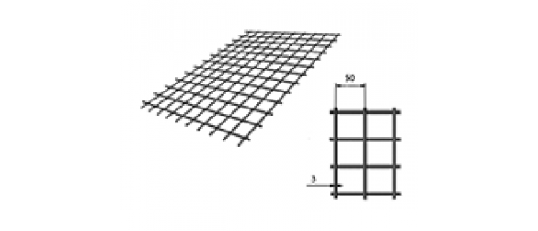 Сетка сварная (дорожная) 50х50х3мм 1х2м купить с доставкой в Астапово